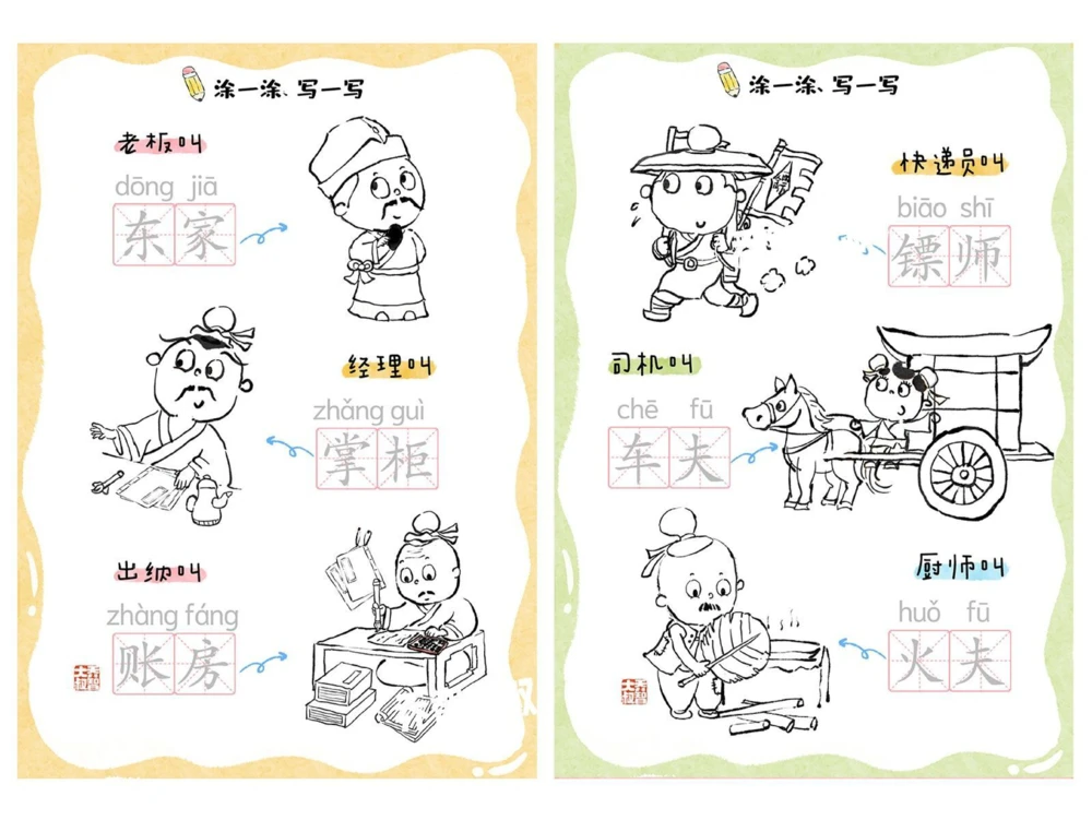 告诉孩子，爸爸妈妈的职业在古代叫什么_中小学精品资料(高清可打印)_常识知识大全集140份高清资料整理版