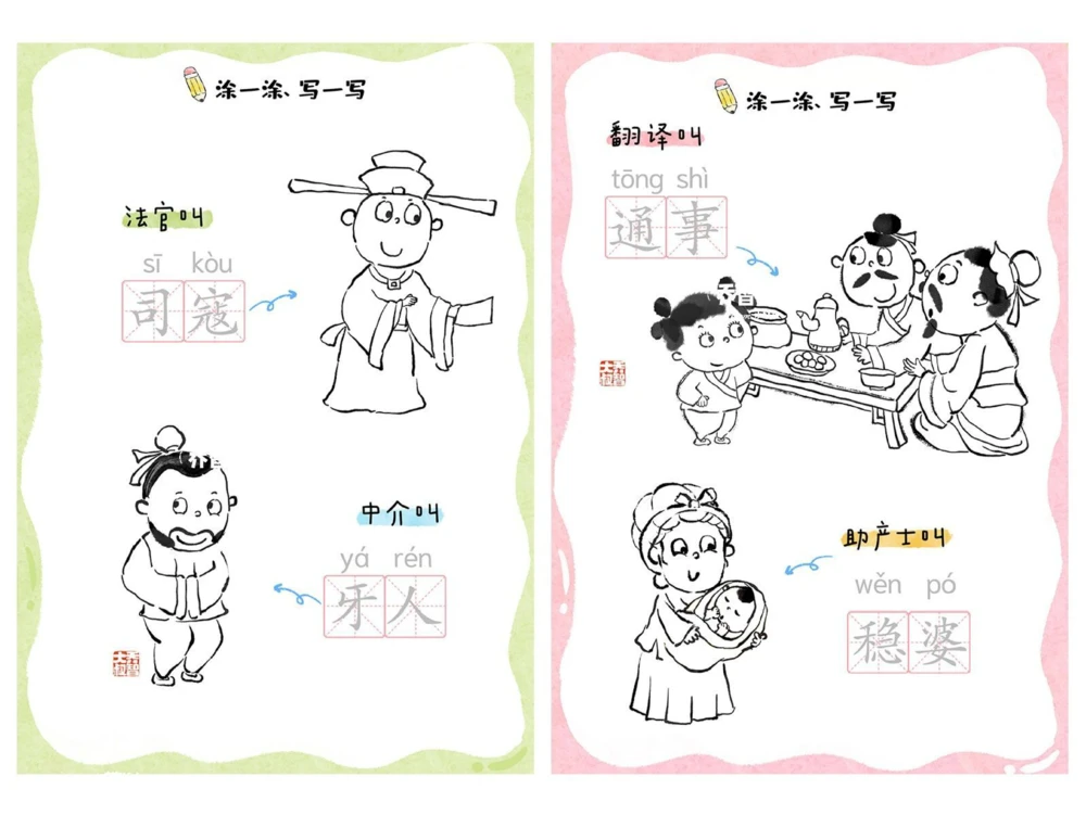 告诉孩子，爸爸妈妈的职业在古代叫什么_中小学精品资料(高清可打印)_常识知识大全集140份高清资料整理版