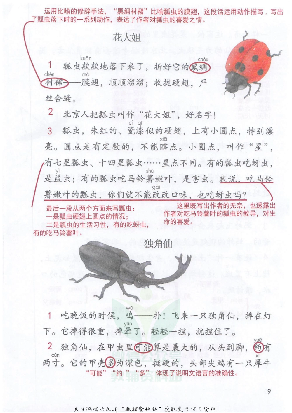 三年级下册语文部编版课堂笔记（抖音版）_小学初中学霸笔记类资料汇总6.33GB_小学同步课堂笔记2.76GB_1~6年级全册语文部编版课堂笔记
