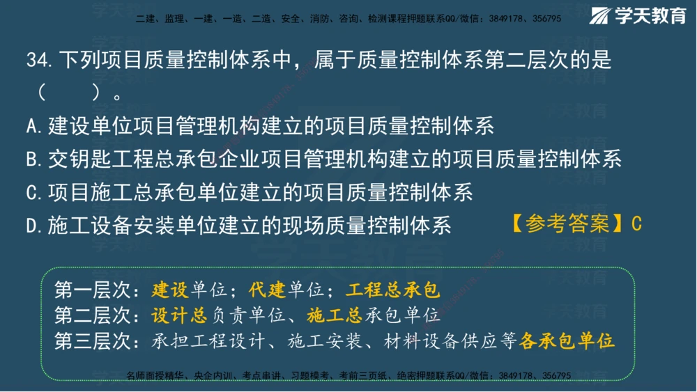 01.2025一建A计划模考强化管理1讲义_2026年一级建造师_2026年一建管理_2025年一建管理SVIP_03-习题精析✿实战特训✿模考通关_51-管理《A计划模考班》梁鸿飞XT_--配套讲义--