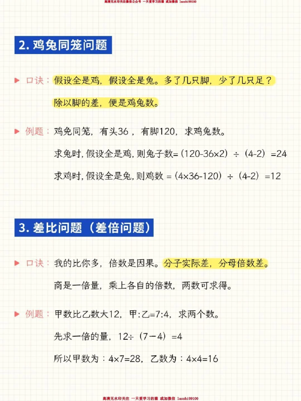 干货-小升初数学必会的公式口诀_2025抖音最火小学全科全年级资料大全集超完整版_小学数学VIP资源禁止外传