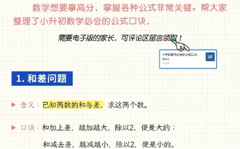 干货-小升初数学必会的公式口诀_2025抖音最火小学全科全年级资料大全集超完整版_小学数学VIP资源禁止外传