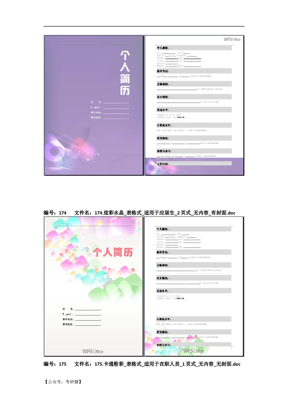 01先看-简历目录_26考研复试_考研复试资料合集26_考研经典面试系列（复试技巧调剂指导口语指导自我介绍导师模板）_01.复试联系导师及简历模板