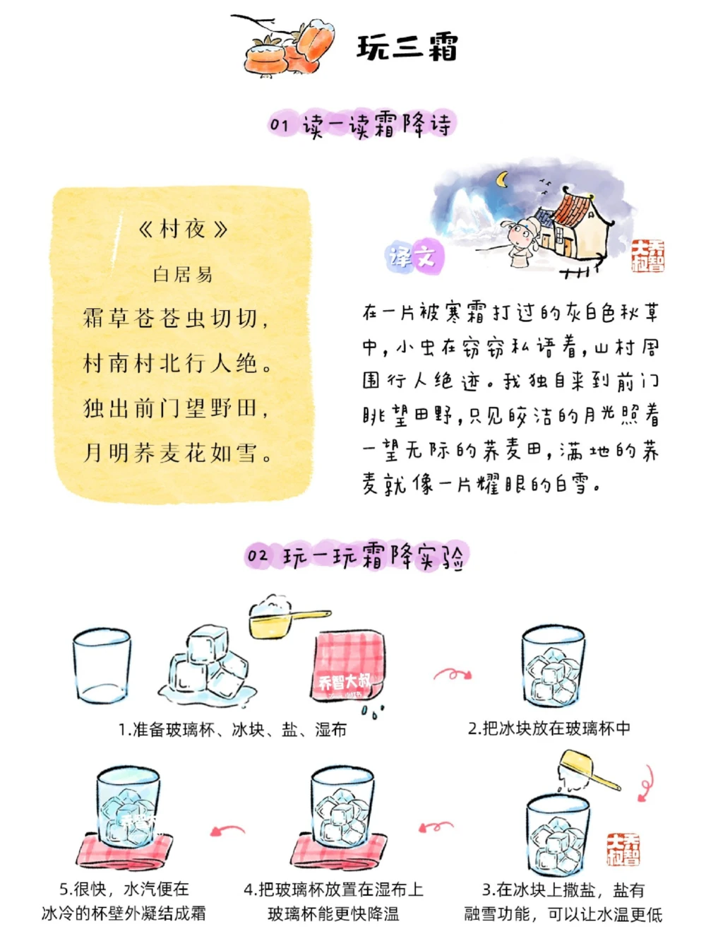 带孩子了解24节气&mdash;&mdash;霜降_中小学精品资料(高清可打印)_常识知识大全集140份高清资料整理版