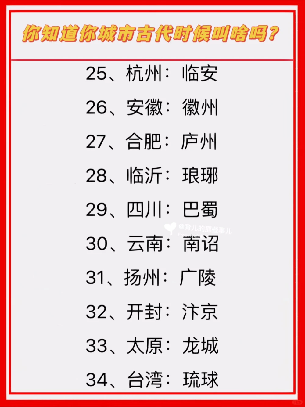 你知道你城市古代时候叫啥吗？_中小学精品资料(高清可打印)_百科知识大全集312份高清资料整理版