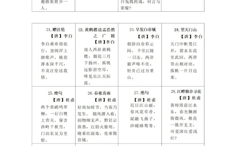 新课标必背古诗大全_中小学精品资料(高清可打印)_古诗词大全集281份高清资料整理版