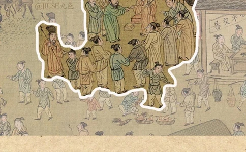 放大《清明上河图》④，古人摆摊有多野_中小学精品资料(高清可打印)_古文化大全集628份高清资料整理版