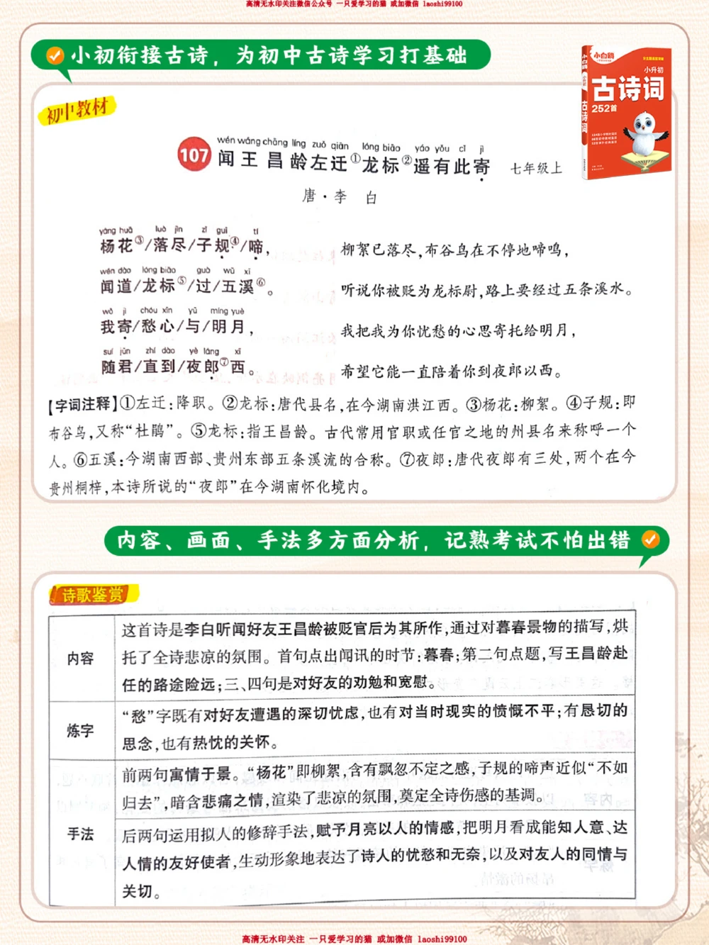 古诗词常见意象及辨析-老师不讲但考试常考_2025抖音最火小学全科全年级资料大全集超完整版_小学语文VIP资源禁止外传