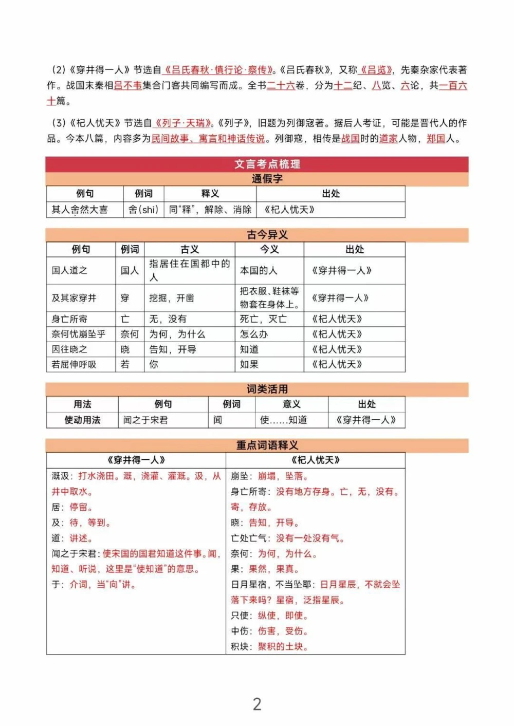 期末复习不用愁️七上各单元知识清单_中小学精品资料(高清可打印)_初中大全集高清资料整理版