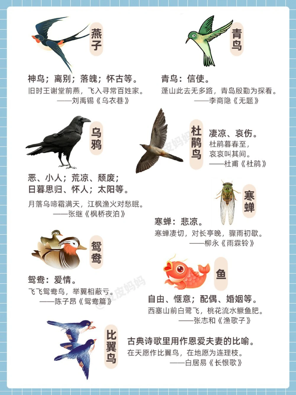 古诗词里50个常见意象！让孩子背背很有用！_中小学精品资料(高清可打印)_古诗词大全集281份高清资料整理版