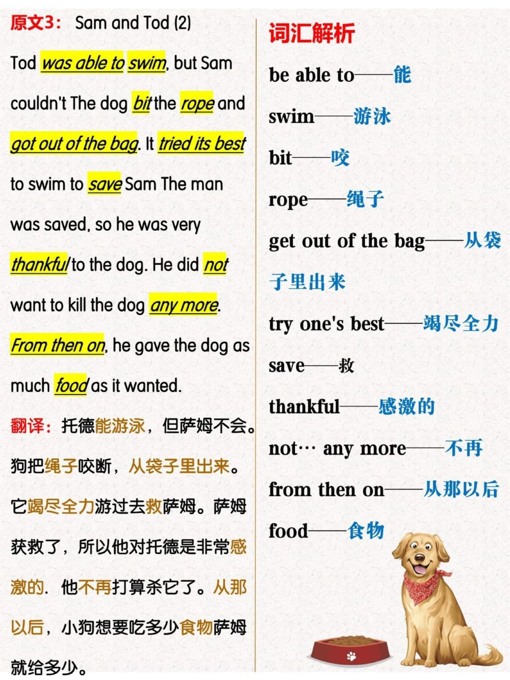 初中英语救星60篇短文搞定1600词_中小学精品资料(高清可打印)_初中大全集高清资料整理版