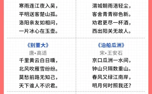 建议收藏1️⃣-6️⃣年级必背古诗词_中小学精品资料(高清可打印)_古诗词大全集281份高清资料整理版