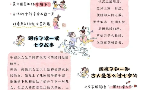 带孩子们了解七夕节_中小学精品资料(高清可打印)_常识知识大全集140份高清资料整理版