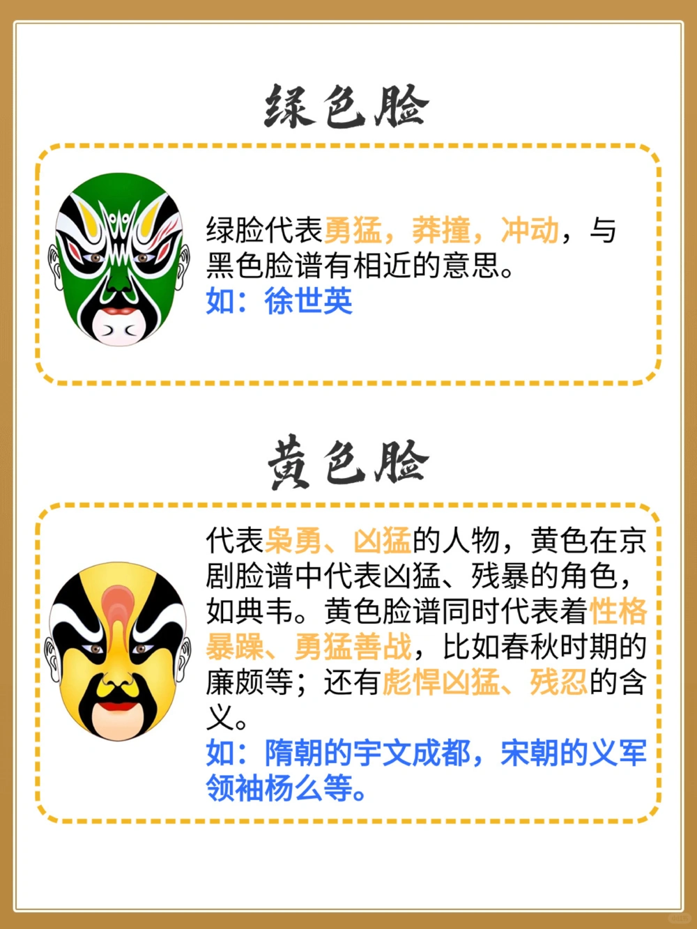 不同颜色的京剧脸谱的含义你知道吗_中小学精品资料(高清可打印)_古文化大全集628份高清资料整理版