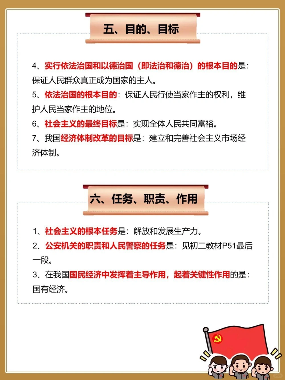不看必后悔112条中考政治必背知识点_中小学精品资料(高清可打印)_初中大全集高清资料整理版