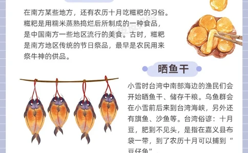 传统节气科普和孩子一起了解小雪小常识_中小学精品资料(高清可打印)_古文化大全集628份高清资料整理版