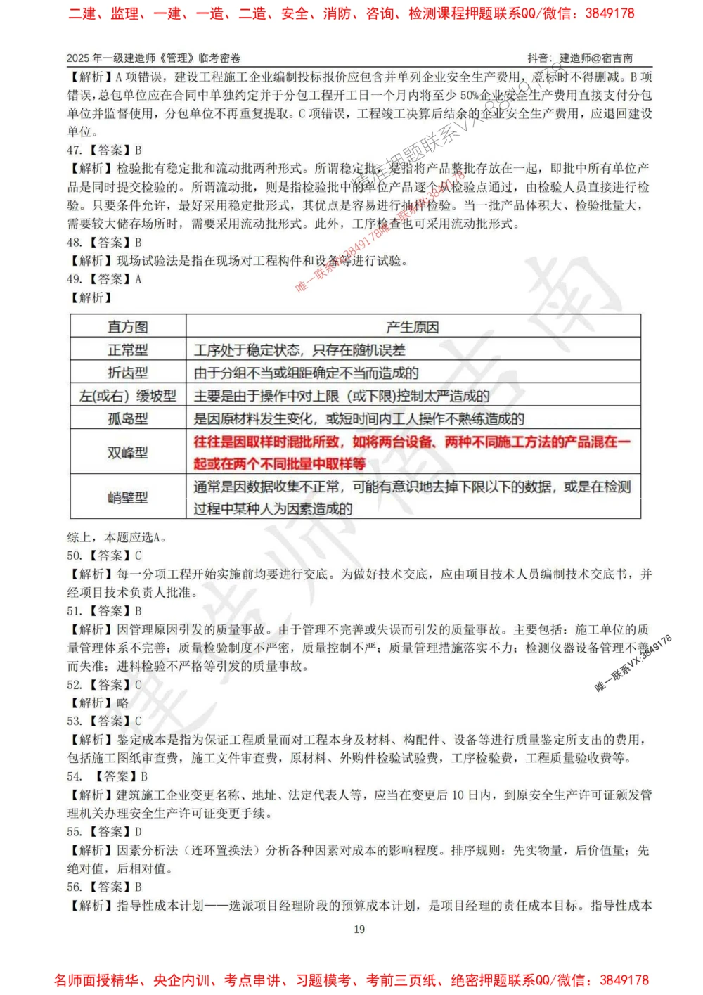 (1)--25年一建《管理》临考密卷（一）-宿吉南_1_2026年一级建造师_2026年一建管理_2025年一建管理SVIP_05-考前密训✿央企特训✿机构普押_37-管理《临考密押卷》宿吉南推荐