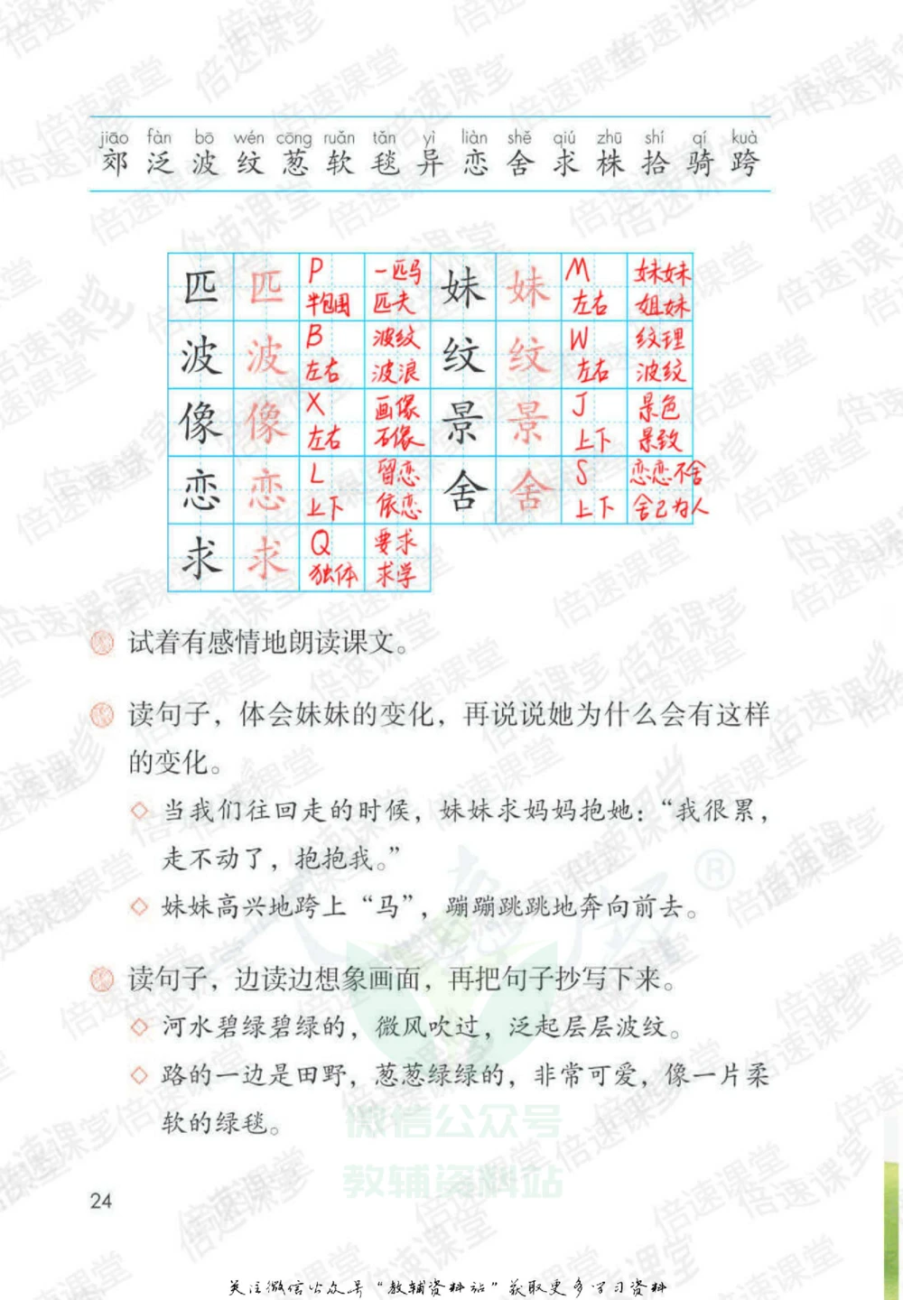 二年级下册语文部编版课堂笔记（倍速版）_小学初中学霸笔记类资料汇总6.33GB_小学同步课堂笔记2.76GB_1~6年级全册语文部编版课堂笔记