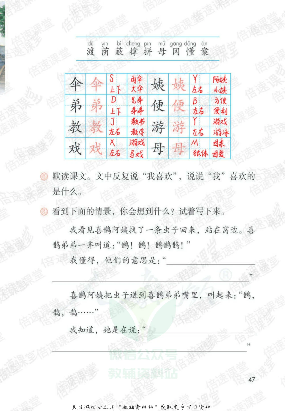 二年级下册语文部编版课堂笔记（倍速版）_小学初中学霸笔记类资料汇总6.33GB_小学同步课堂笔记2.76GB_1~6年级全册语文部编版课堂笔记