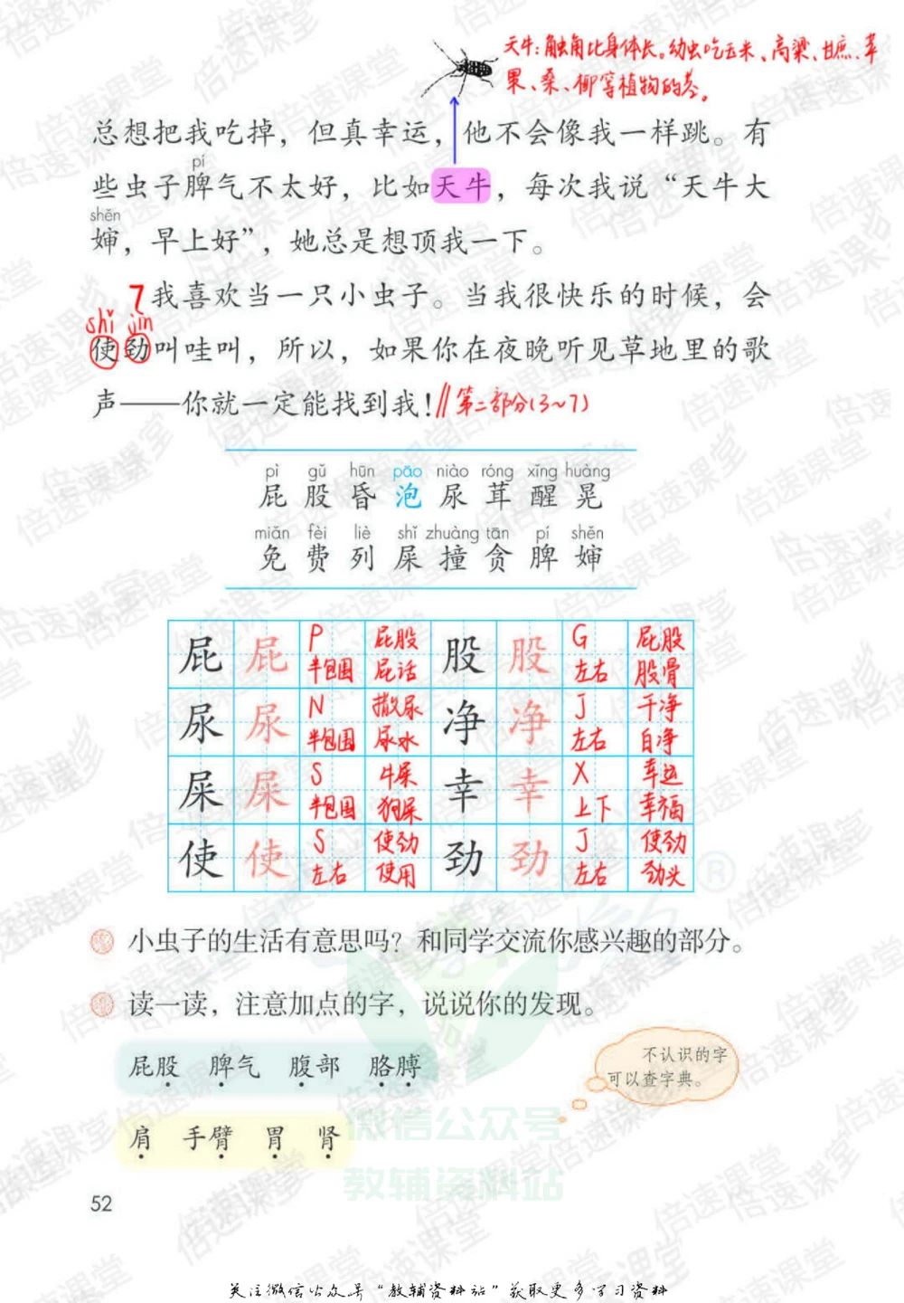 二年级下册语文部编版课堂笔记（倍速版）_小学初中学霸笔记类资料汇总6.33GB_小学同步课堂笔记2.76GB_1~6年级全册语文部编版课堂笔记