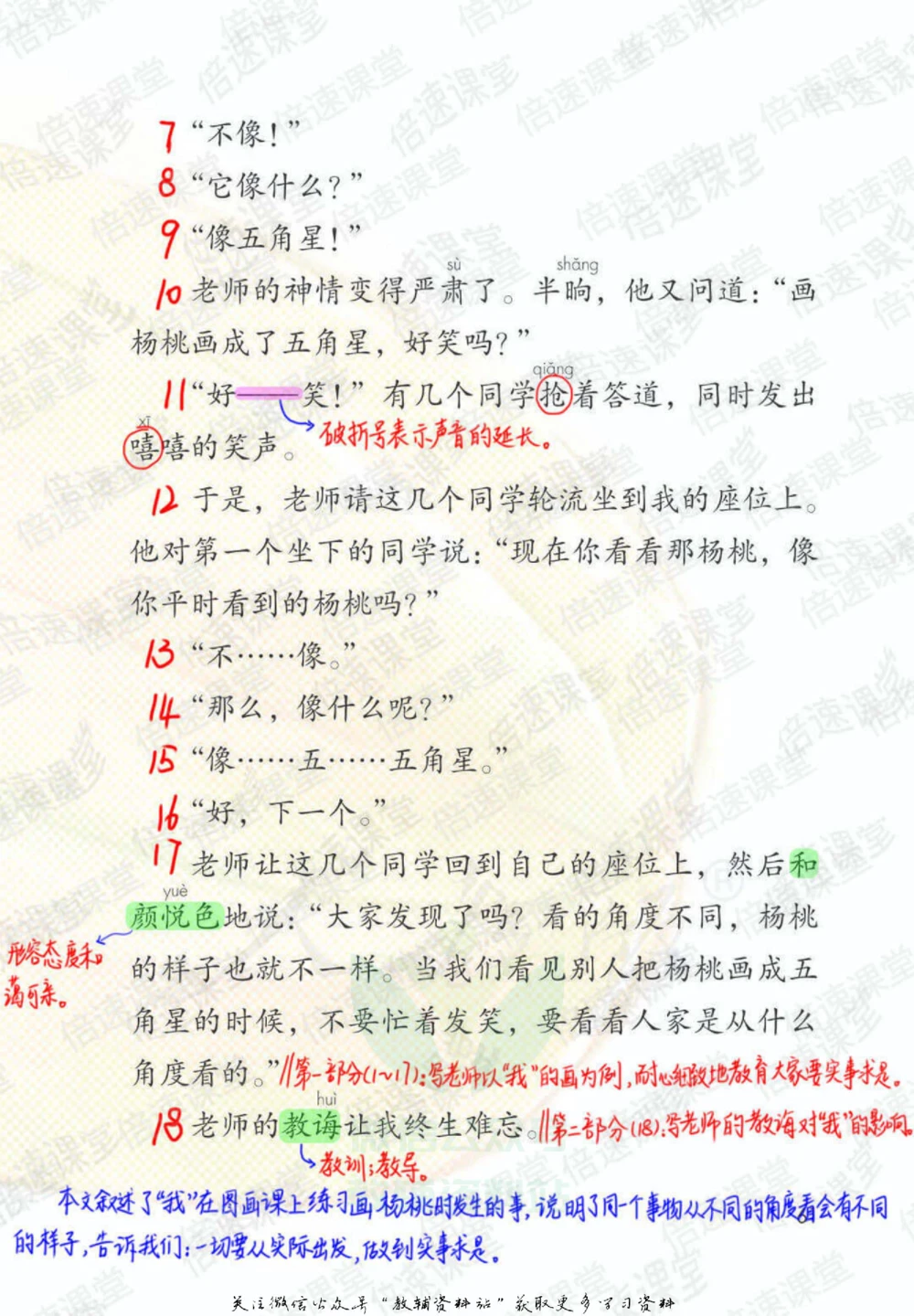 二年级下册语文部编版课堂笔记（倍速版）_小学初中学霸笔记类资料汇总6.33GB_小学同步课堂笔记2.76GB_1~6年级全册语文部编版课堂笔记