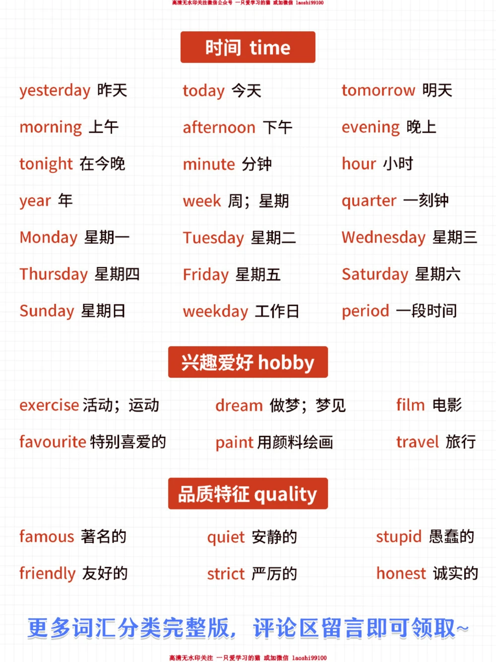 小学英语单词速记秘诀-常考词汇梳理_2025抖音最火小学全科全年级资料大全集超完整版_小学英语VIP资源禁止外传