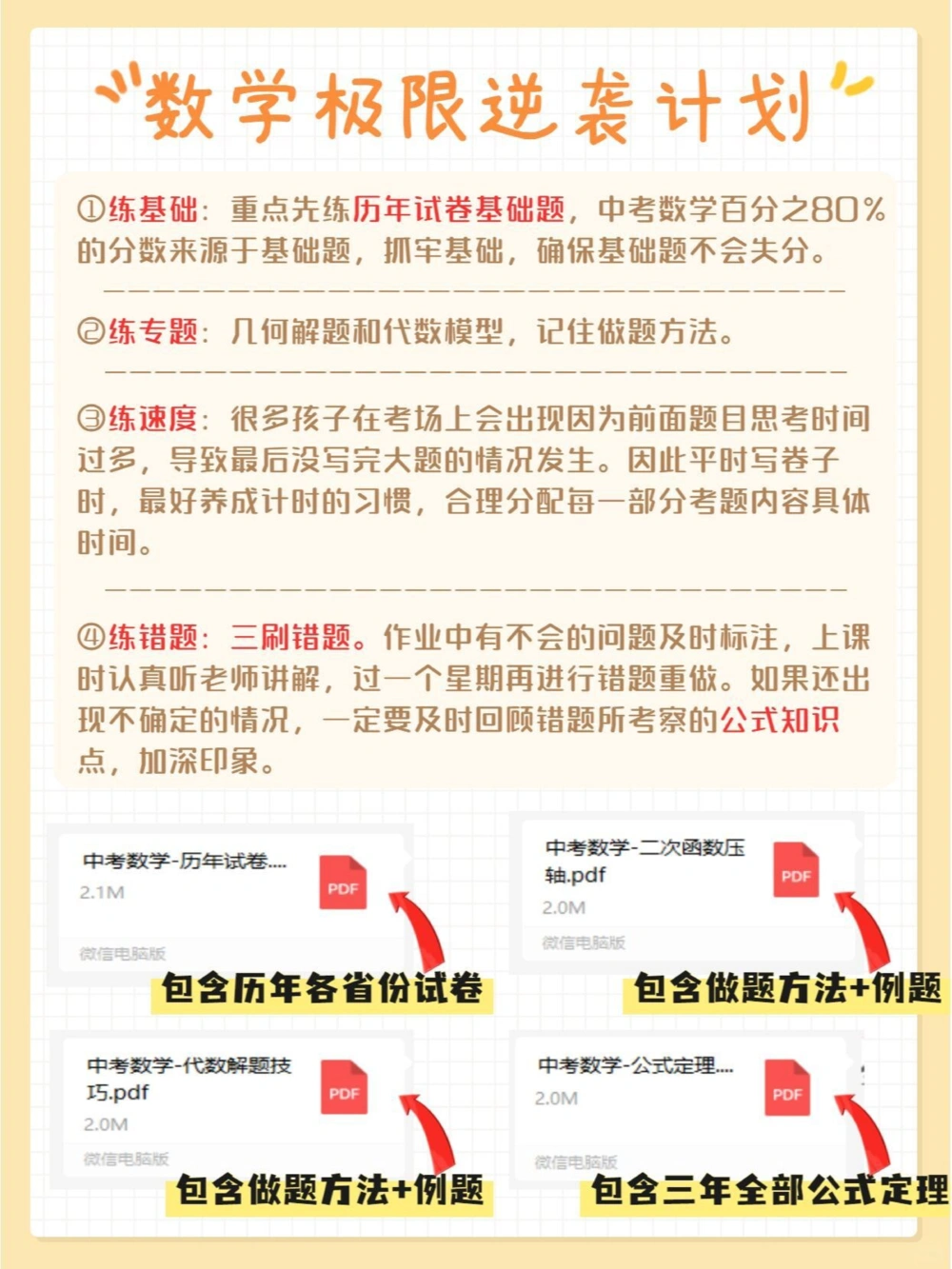 中考倒计时极限逆袭要么出众，要么出局_中小学精品资料(高清可打印)_初中大全集高清资料整理版