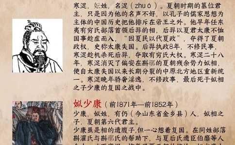 夏朝的历任君主都有谁？夏朝真的存在吗？_中小学精品资料(高清可打印)_百科知识大全集312份高清资料整理版