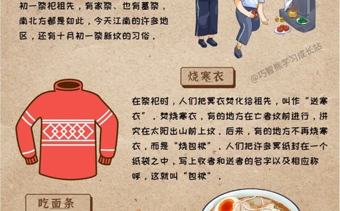 传统文化寒衣节，知识科普_中小学精品资料(高清可打印)_古文化大全集628份高清资料整理版