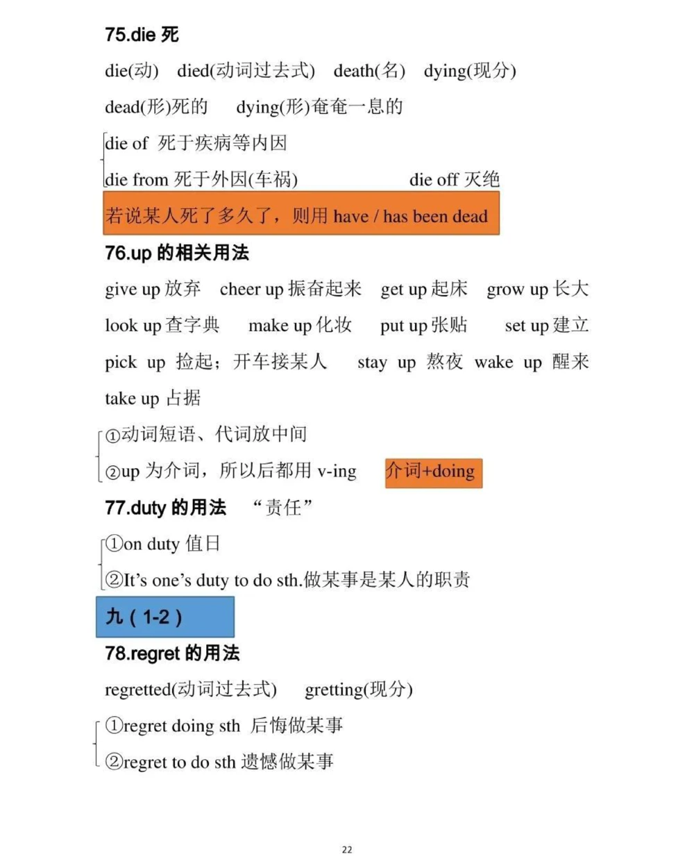 初中英语100个必背考点，内容有点多，每天看一遍，坚持两个月就可以记住了，背熟这些知识，你的英语成绩一定可以提升很多，拜托一定要背熟#英语#初中英语#知识点总结#图文伙伴计划#抖音图文来了