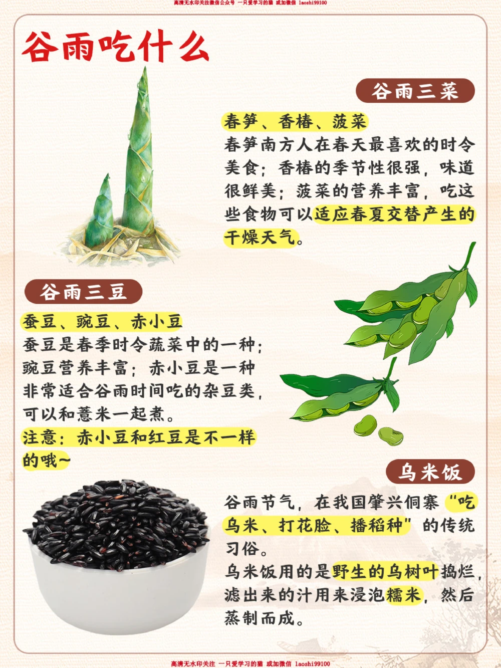今天谷雨-雨生百谷，给孩子讲讲谷雨知识_2025抖音最火小学全科全年级资料大全集超完整版_小学常识VIP资源禁止外传