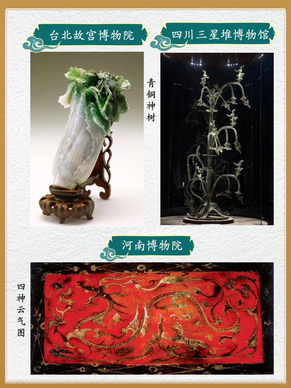 一次看个够中国各地博物馆&ldquo;镇馆之宝&rdquo;️_中小学精品资料(高清可打印)_百科知识大全集312份高清资料整理版