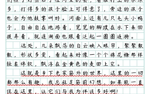 小升初语文作文真题-还没考的来积累范文_2025抖音最火小学全科全年级资料大全集超完整版_小学语文VIP资源禁止外传