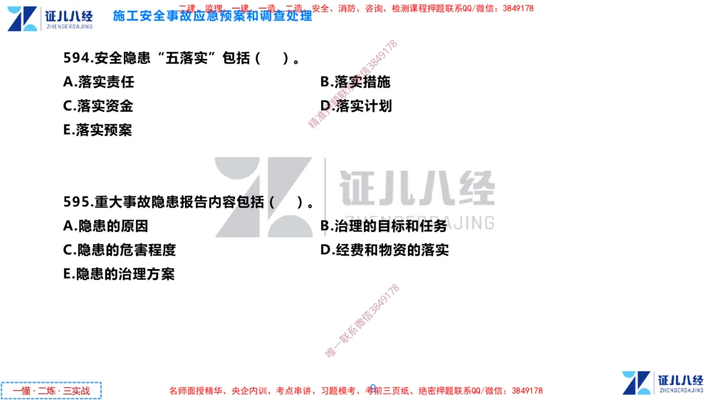 (16)--一建管理点题映射8-无答案版-讲义_2026年一级建造师_2026年一建管理_2025年一建管理SVIP_03-习题精析✿实战特训✿模考通关_54-管理《点题映射班》杨建国ZBJ