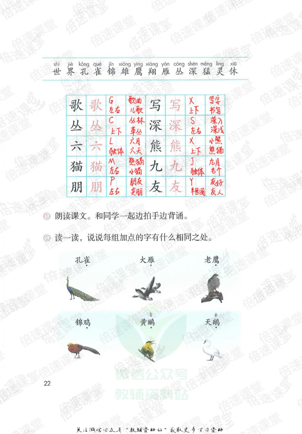 二年级上册语文部编版课堂笔记（倍速版）_小学初中学霸笔记类资料汇总6.33GB_小学同步课堂笔记2.76GB_1~6年级全册语文部编版课堂笔记