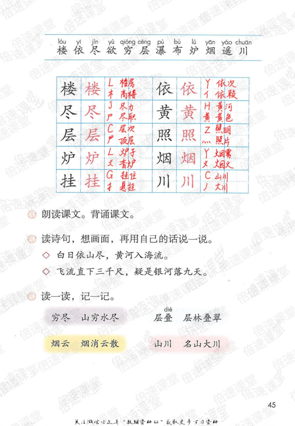 二年级上册语文部编版课堂笔记（倍速版）_小学初中学霸笔记类资料汇总6.33GB_小学同步课堂笔记2.76GB_1~6年级全册语文部编版课堂笔记
