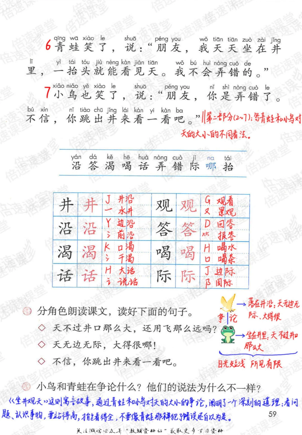 二年级上册语文部编版课堂笔记（倍速版）_小学初中学霸笔记类资料汇总6.33GB_小学同步课堂笔记2.76GB_1~6年级全册语文部编版课堂笔记