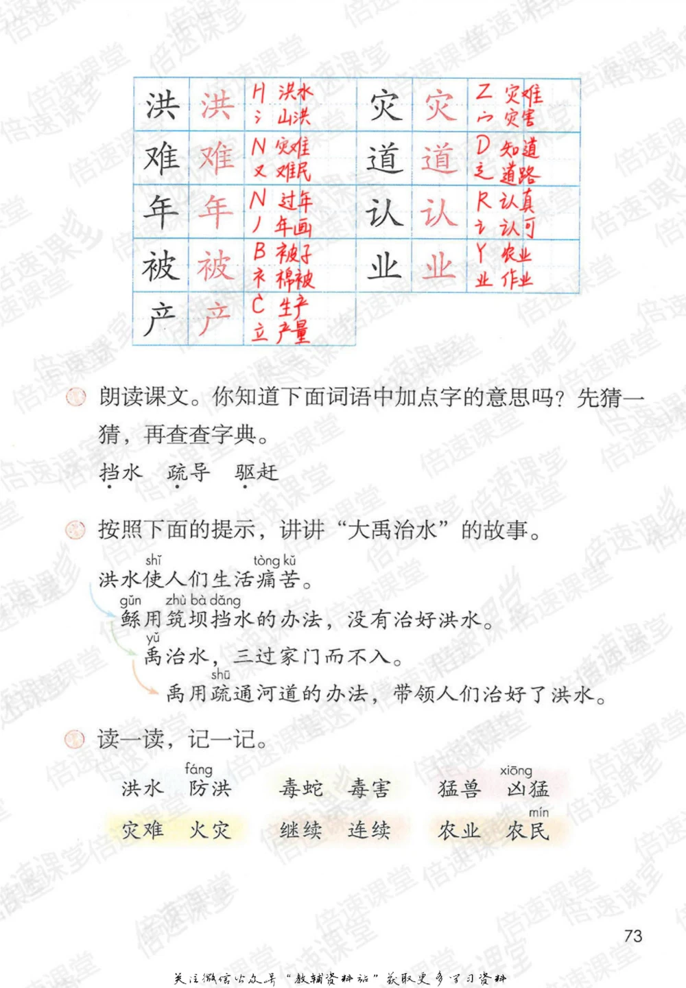 二年级上册语文部编版课堂笔记（倍速版）_小学初中学霸笔记类资料汇总6.33GB_小学同步课堂笔记2.76GB_1~6年级全册语文部编版课堂笔记