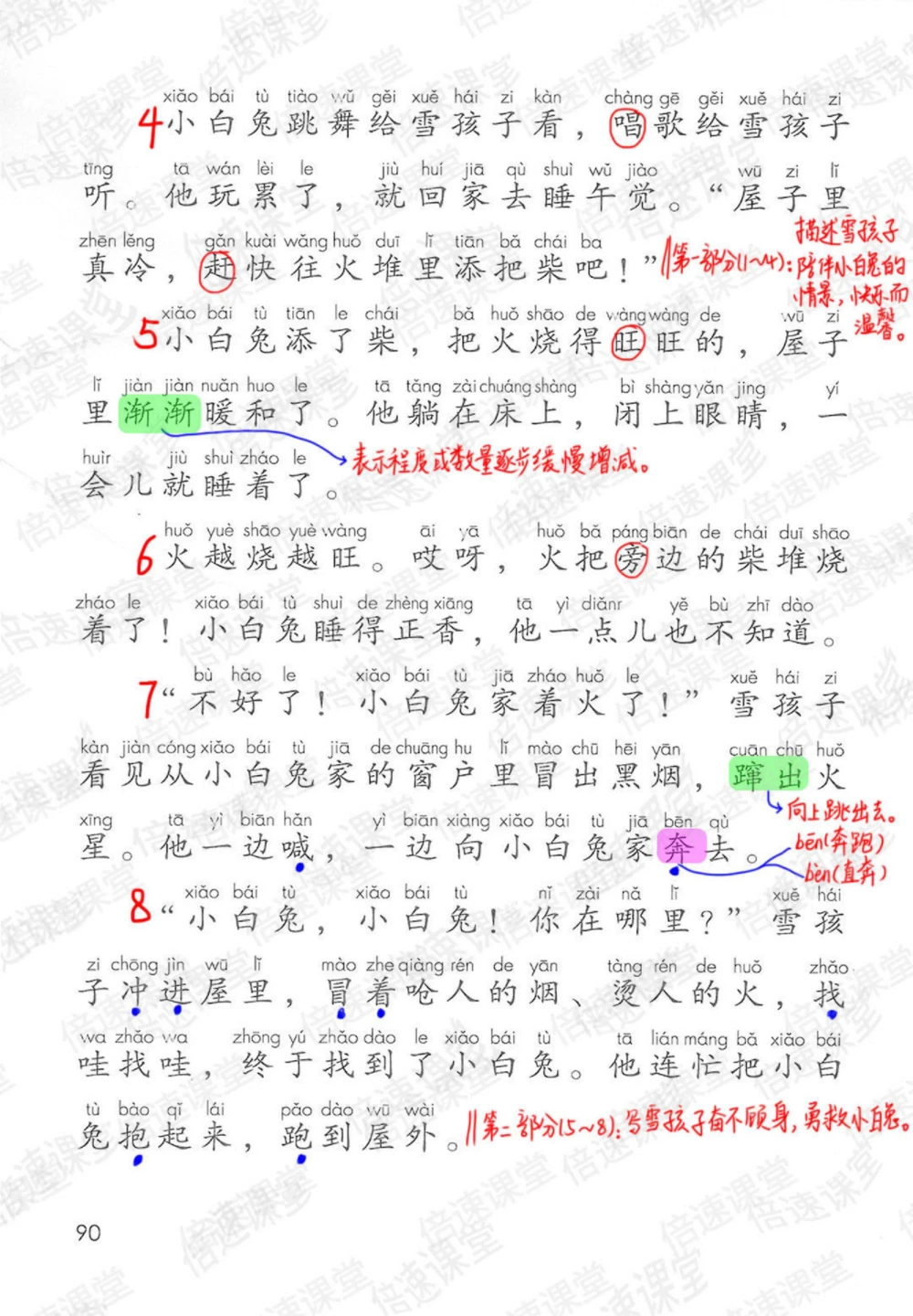 二年级上册语文部编版课堂笔记（倍速版）_小学初中学霸笔记类资料汇总6.33GB_小学同步课堂笔记2.76GB_1~6年级全册语文部编版课堂笔记