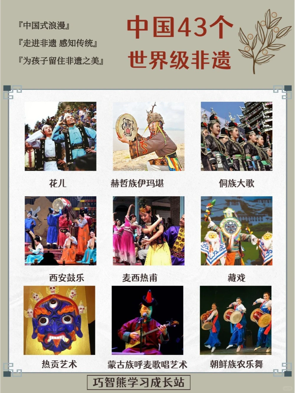 传统文化中国43个世界级非遗_中小学精品资料(高清可打印)_古文化大全集628份高清资料整理版