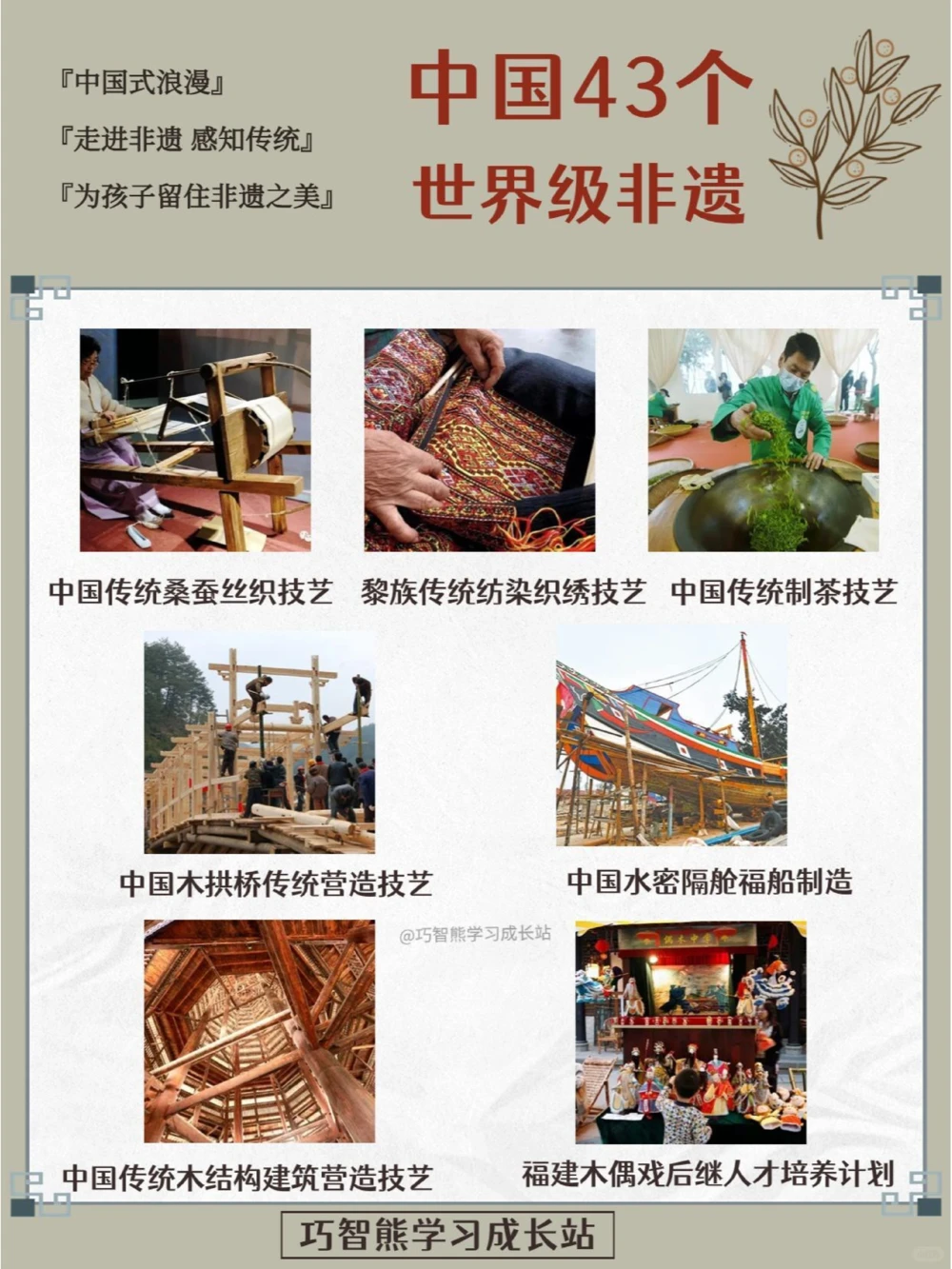 传统文化中国43个世界级非遗_中小学精品资料(高清可打印)_古文化大全集628份高清资料整理版