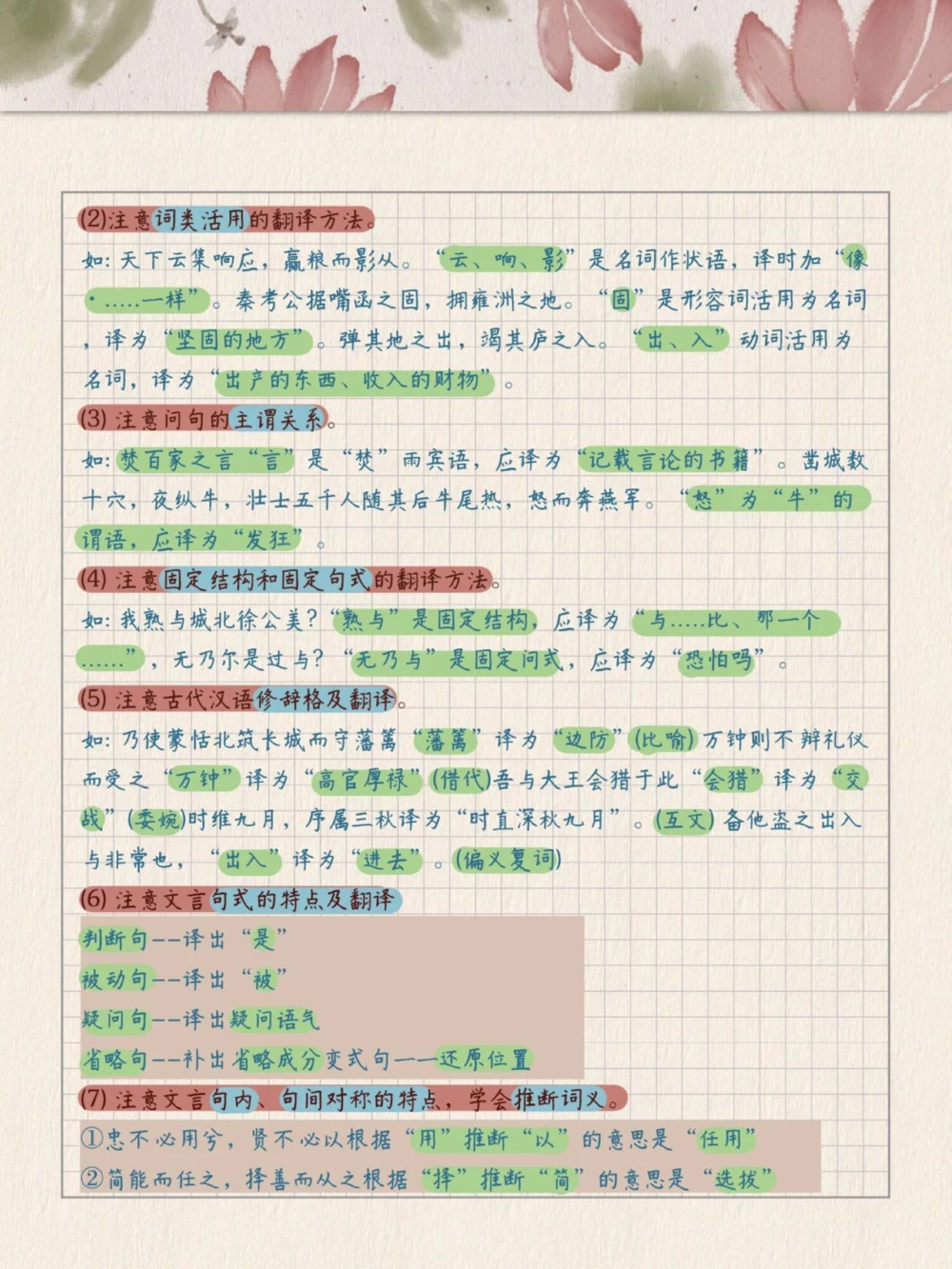 初中文言翻译技巧，再也不怕文言丢分了_中小学精品资料(高清可打印)_初中大全集高清资料整理版