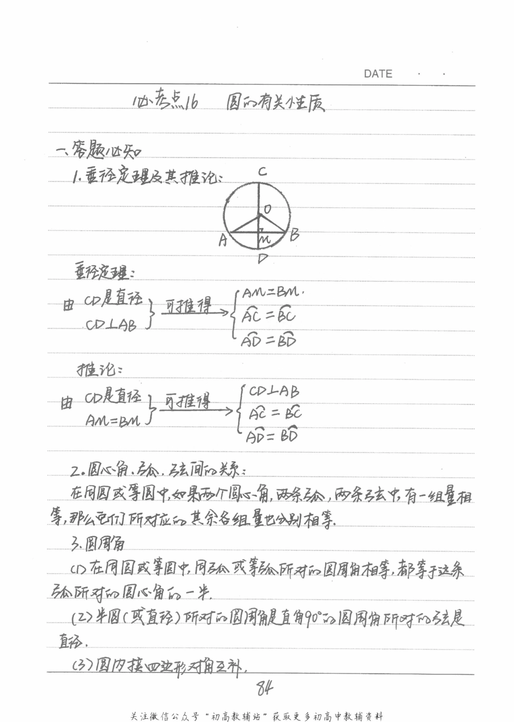 中考学霸笔记数学_小学初中学霸笔记类资料汇总6.33GB_中考学霸笔记411.75MB