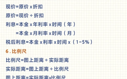 小学6年级数学公式-期中考试就靠这个了_2025抖音最火小学全科全年级资料大全集超完整版_小学数学VIP资源禁止外传