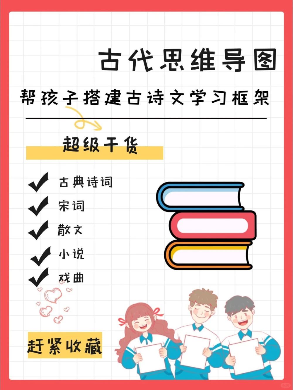 古诗词思维导图从诗歌源头到明清小说戏曲_中小学精品资料(高清可打印)_古诗词大全集281份高清资料整理版