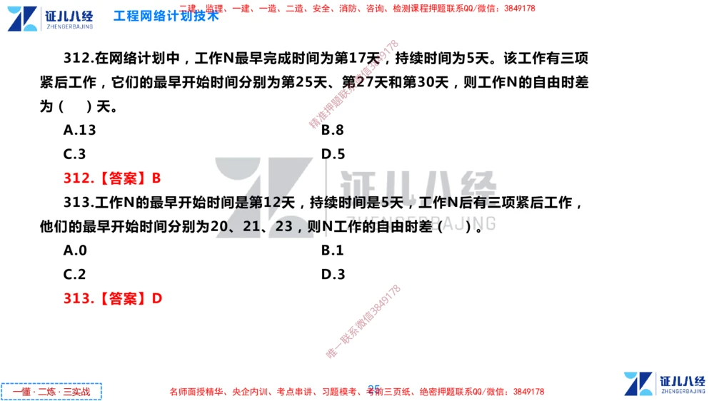 (9)--一建管理点题映射05-答案版-讲义_2026年一级建造师_2026年一建管理_2025年一建管理SVIP_03-习题精析✿实战特训✿模考通关_54-管理《点题映射班》杨建国ZBJ