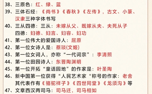 小学语文文学常识100题-家长收藏让孩子练_2025抖音最火小学全科全年级资料大全集超完整版_小学语文VIP资源禁止外传