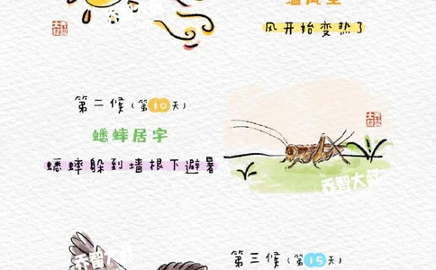 带孩子了解二十四节气&mdash;&mdash;小暑_中小学精品资料(高清可打印)_常识知识大全集140份高清资料整理版