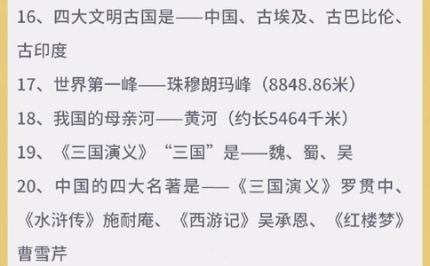 百科知识大全，提高孩子视野_中小学精品资料(高清可打印)_百科知识大全集312份高清资料整理版