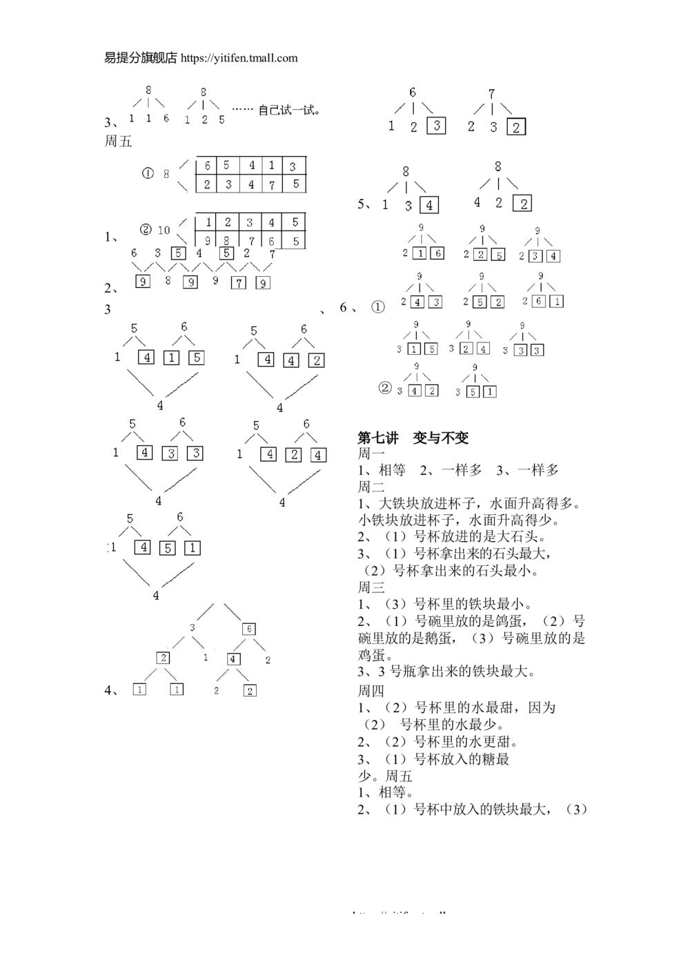 举一反三1年级课件配套wrod讲义答案_小学奥数举一反三1-6年级相关课程_1一年级奥数《举一反三》配套讲义课件